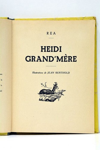 Heidi grand mère - heidi, grand-mère