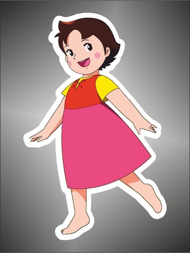 Adesivo cartoon heidi - cartoon,