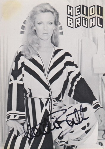 Heidi brühl autografo - heidi,